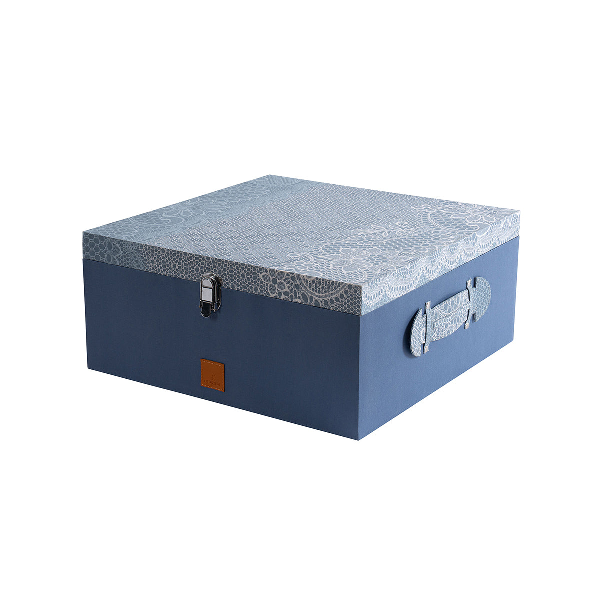 Bed Box Set 6 Pcs Set Filigree Heritage Garden Provincial Blue