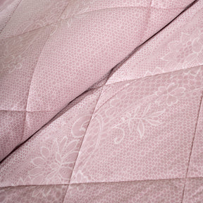 Quilt 300GSM 100% Cotton Shell Filigree Heritage Garden Woodrose