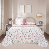Bedsheet with Pillow Case 100% Cotton Rosellea Heritage Garden Old Rose
