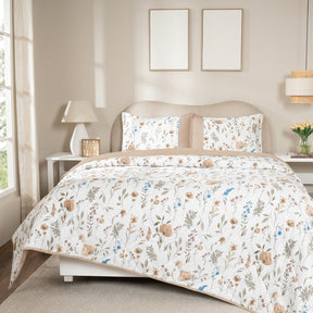 Quilt 100% Cotton Shell Rosellea Heritage Garden Marzipan