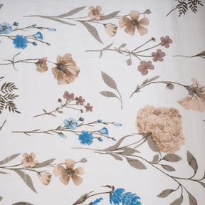 Bedsheet with Pillow Case 100% Cotton Rosellea Heritage Garden Marzipan