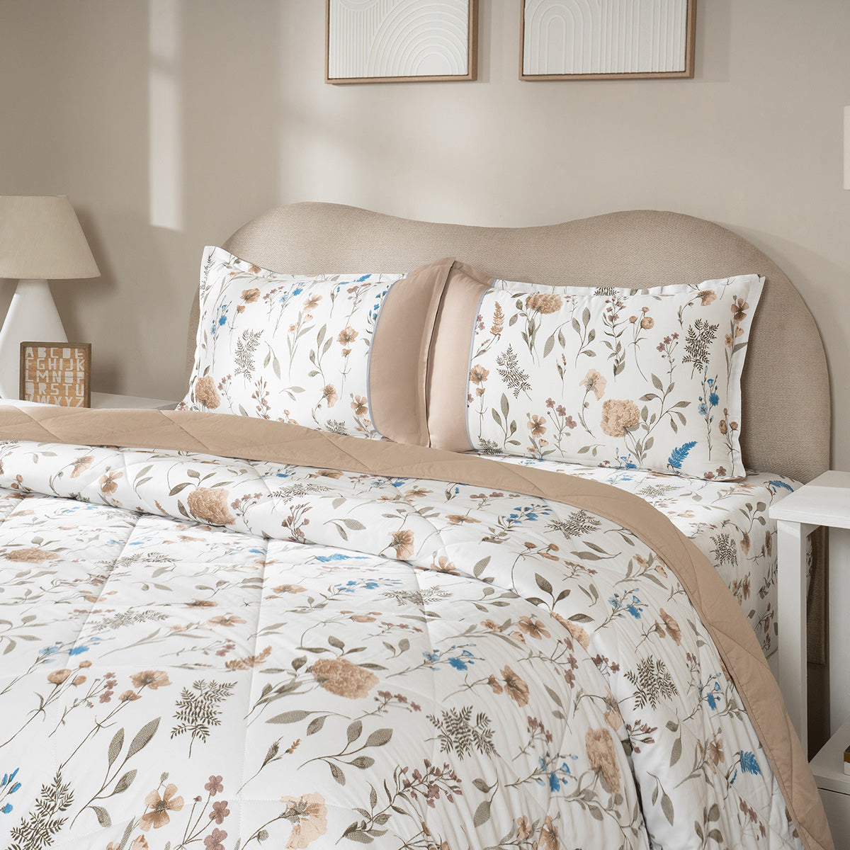 Quilt Set 4 Pcs Set Rosellea Heritage Garden Marzipan
