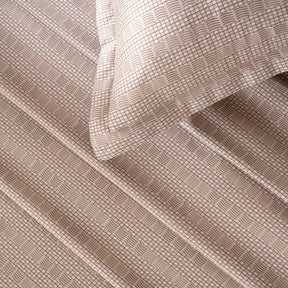Bedsheet with Pillow Case 100% Cotton Tessaro Heritage Garden Beige