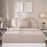 Fitted Sheet with Pillow Case 100% Cotton Tessaro Heritage Garden Beige