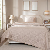 Quilt 100% Cotton Shell Tessaro Heritage Garden Beige