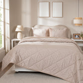 Quilt 100% Cotton Shell Tessaro Heritage Garden Beige