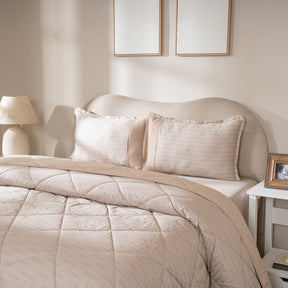 Quilt 100% Cotton Shell Tessaro Heritage Garden Beige