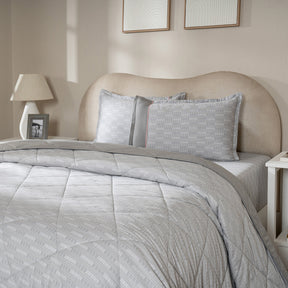 Quilt 100% Cotton Shell Tessaro Heritage Garden Grey