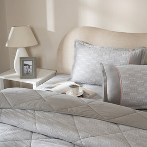 Quilt 100% Cotton Shell Tessaro Heritage Garden Grey