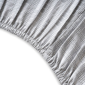 Fitted Sheet with Pillow Case 100% Cotton Tessaro Heritage Garden Grey