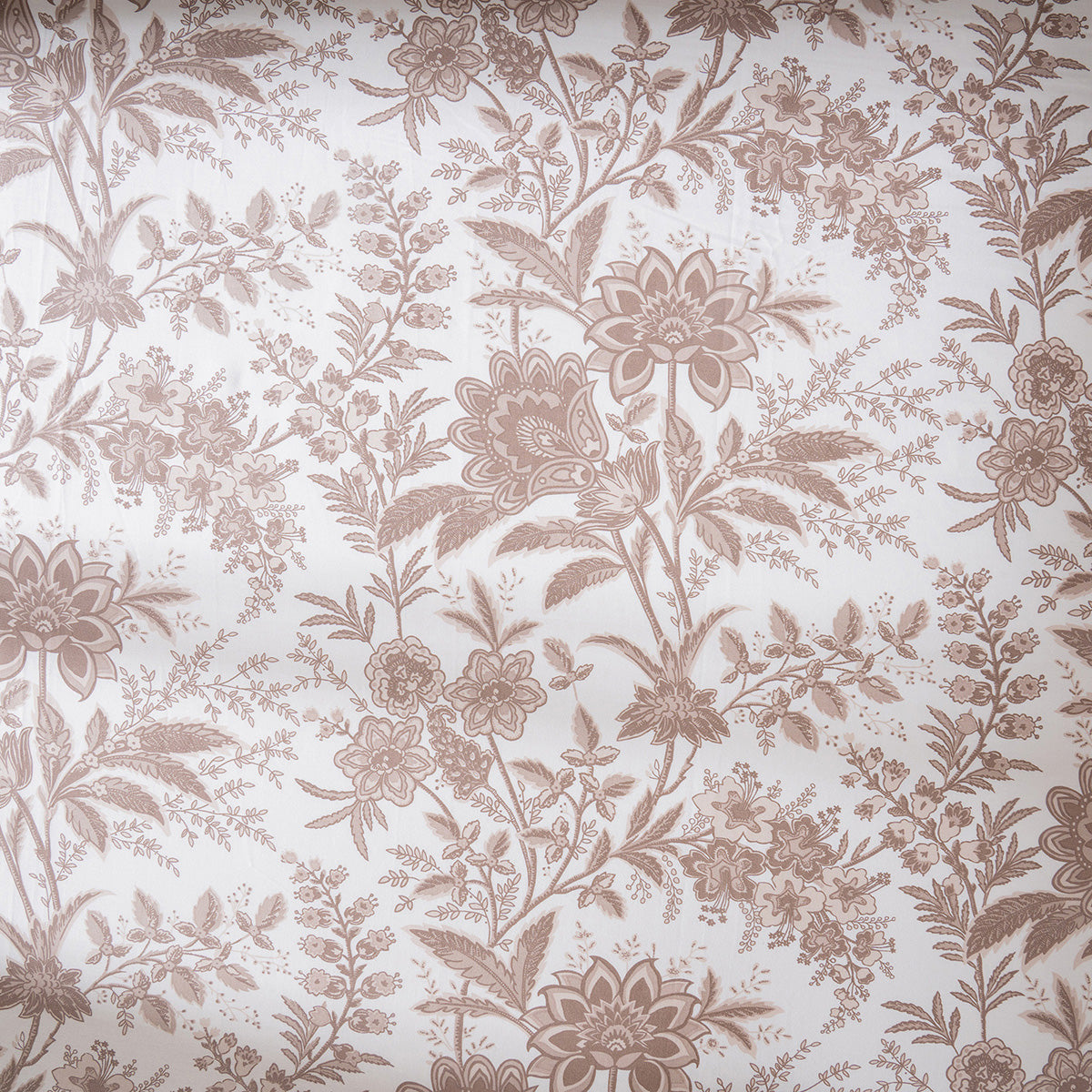 Bedsheet with Pillow Case 100% Cotton Griden Heritage Garden Beige