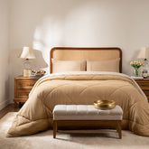Quilt Set Ideal For Gifting Gravel Quilt Set Warm Sand/Fog