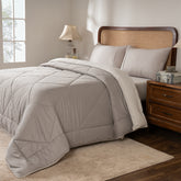Quilt Set Ideal For Gifting Gravel Quilt Set Ash/Light Ash