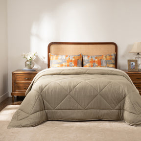 Quilt Set Ideal For Gifting Gravel Quilt Set Sliver Sage/Light Silver Sage