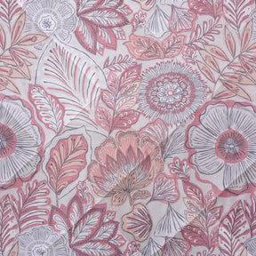 Hermosa Botanic Bloom Petaline 4Pcs Old Rose Quilt Set
