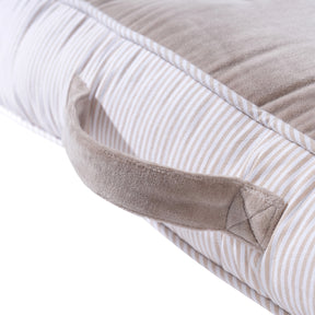 Floor Cushion Solid Fabric 100% Cotton Elevate the space Nomad Nest Beige