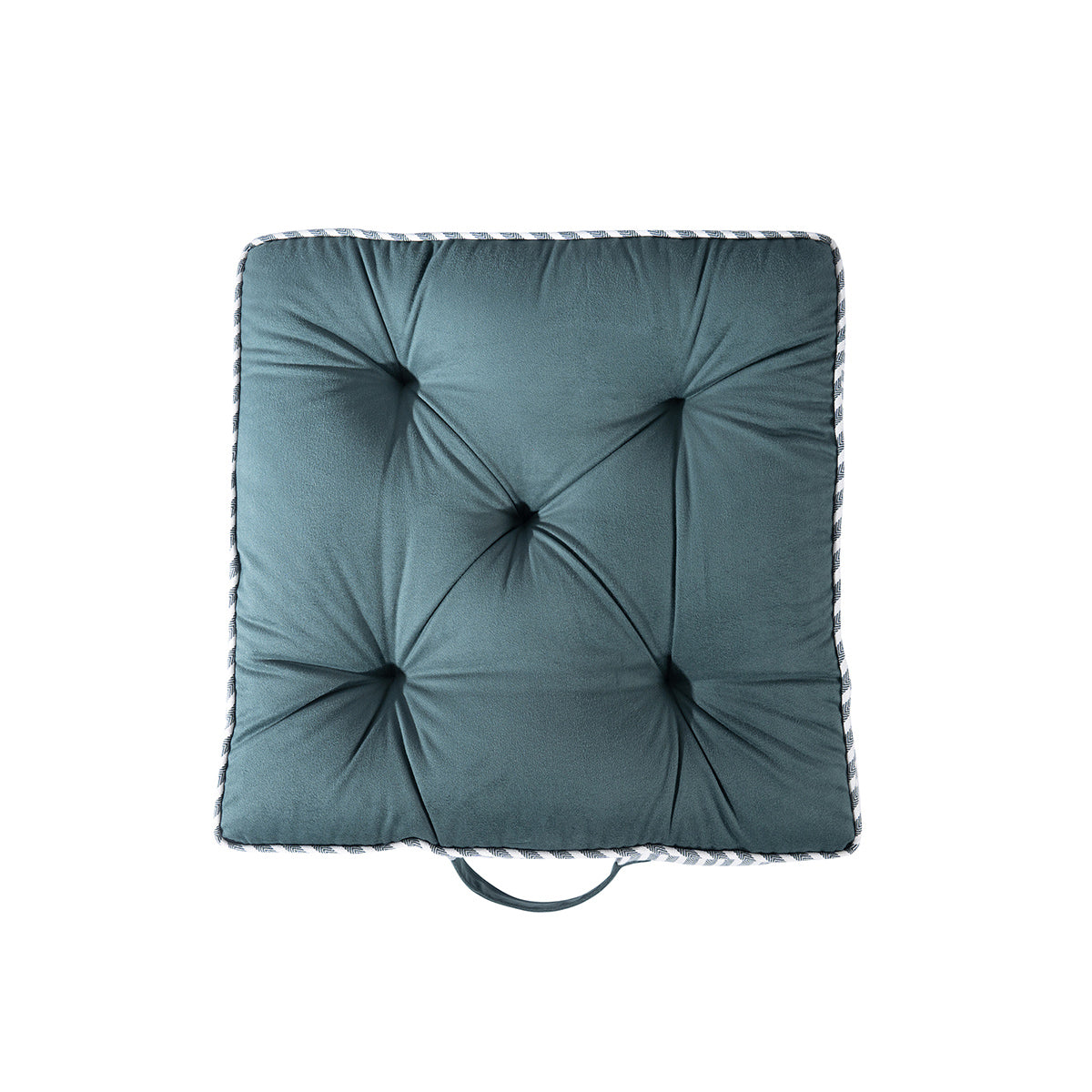 Floor Cushion Solid Fabric 100% Cotton Elevate the space Soft Haven Green