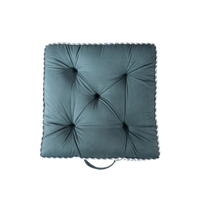 Floor Cushion Solid Fabric 100% Cotton Elevate the space Soft Haven Green