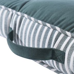 Floor Cushion Solid Fabric 100% Cotton Elevate the space Soft Haven Green