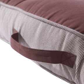 Floor Cushion Solid Fabric 100% Cotton Elevate the space Rustic Loft Rust