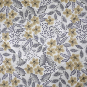 Hermosa Botanic Bloom Fleur Essence Quilt Yellow