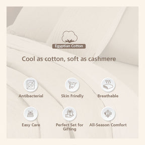 Muted Dot 100% Natural Cotton Filling Beige 8PC Quilt/Quilted Bed Cover Set