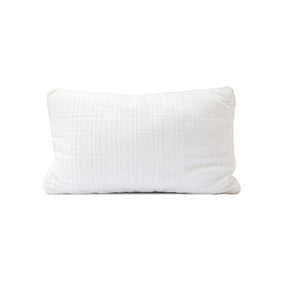 Skin-friendly fabric and posture supporting contour white Pillow