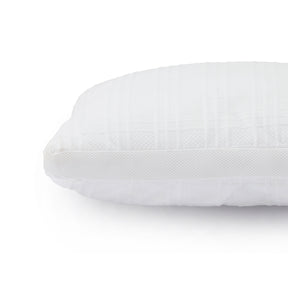 Skin-friendly fabric and posture supporting contour white Pillow