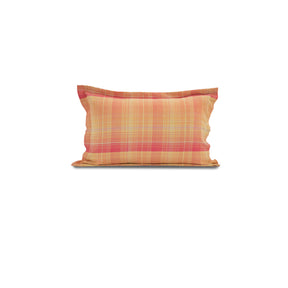 Matte Weave Plaid Woven 2PC Pillow Sham Set