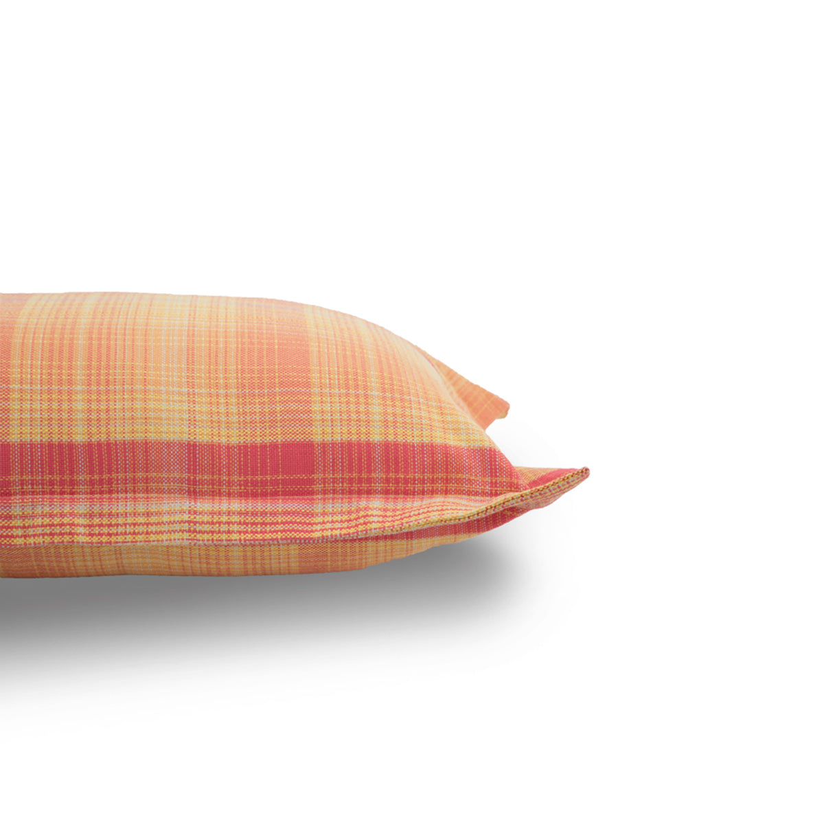 Matte Weave Plaid Woven 2PC Pillow Sham Set