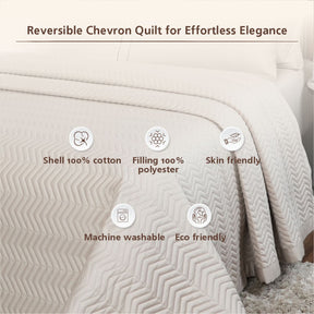 Colorart Penelope AC Quilt/Quilted Bed Cover/Comforter Sandshell