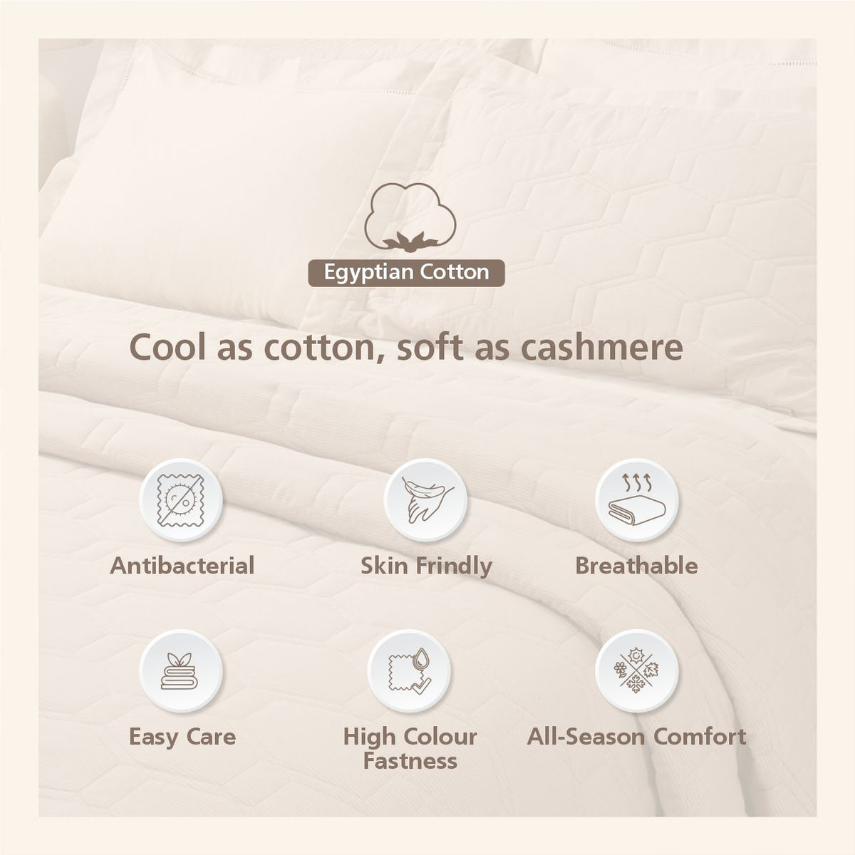 Pin Stripe 100% Natural Cotton Filling Light Weight Winter Quilt / Quilted Bed Cover Green