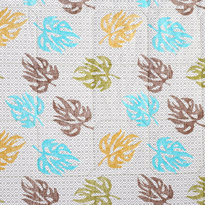Monstera Light Weight Summer/Winter Quilt Blue