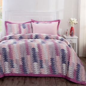 Co-Exist Pinon Summer AC Quilt/Quilted Bed Cover/Comforter Purple