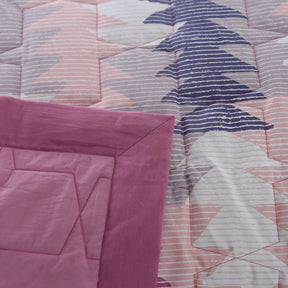 Co-Exist Pinon Summer AC Quilt/Quilted Bed Cover/Comforter Purple