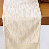 Maspar Branch 100% Cotton Print Foil Runner Gold