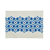 Maspar Diamond Dots 100% Cotton Printed Placemat Set Blue