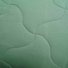 Vincent Reversible Basil/Mosaic Blue Quilt/Quilted Bed Cover Set