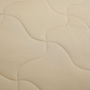 Vincent Reversible Marzipan/Simply Taupe Quilt/Quilted Bed Cover Set