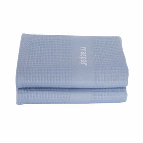Catalina Waffle Antimicrobial Antifungal Super Absorbent Quick Dry Gym/Travel Winter Sky Towel Set