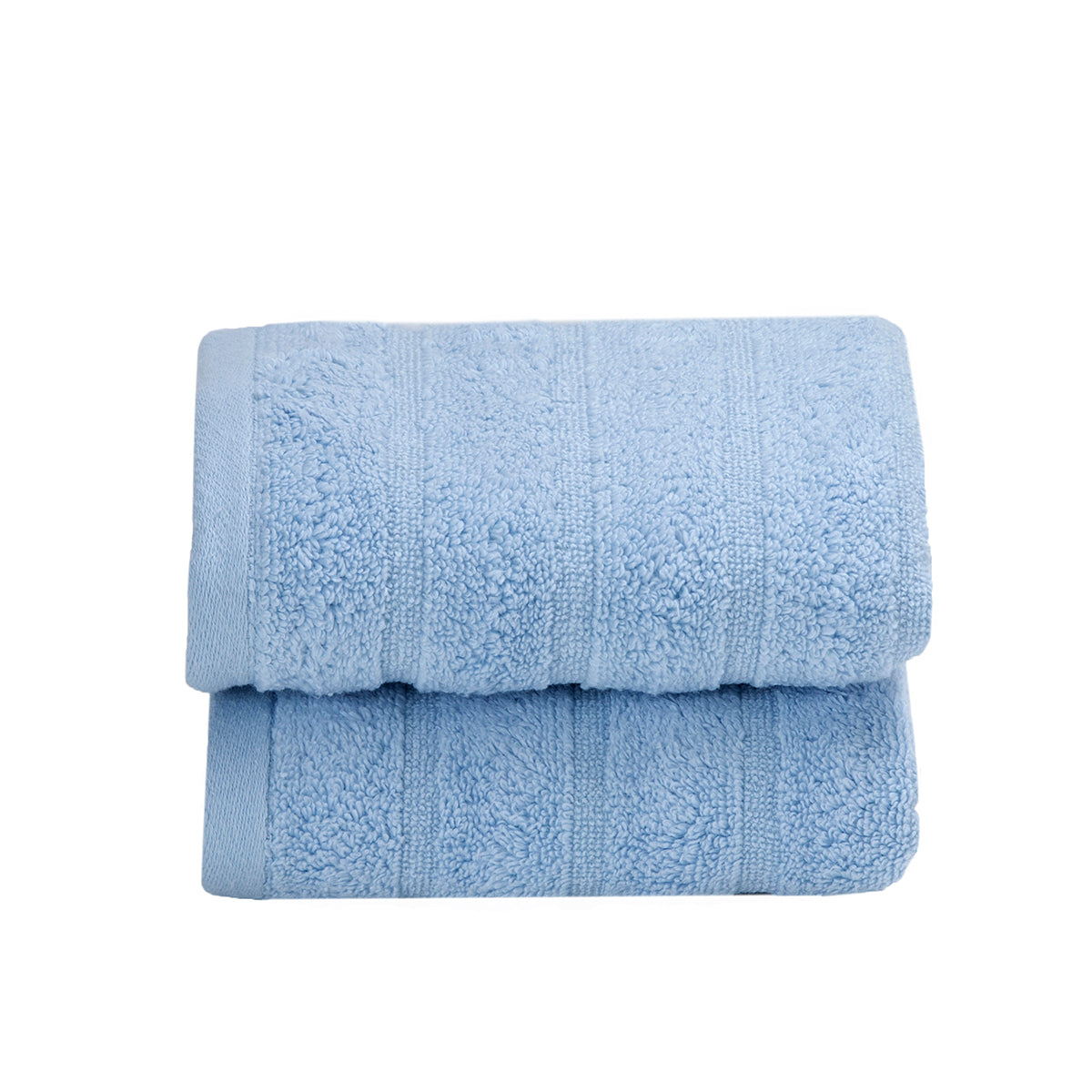 Casper Antimicrobial Antifungal Super Absorbent & Lofty Baby Blue Towel Set