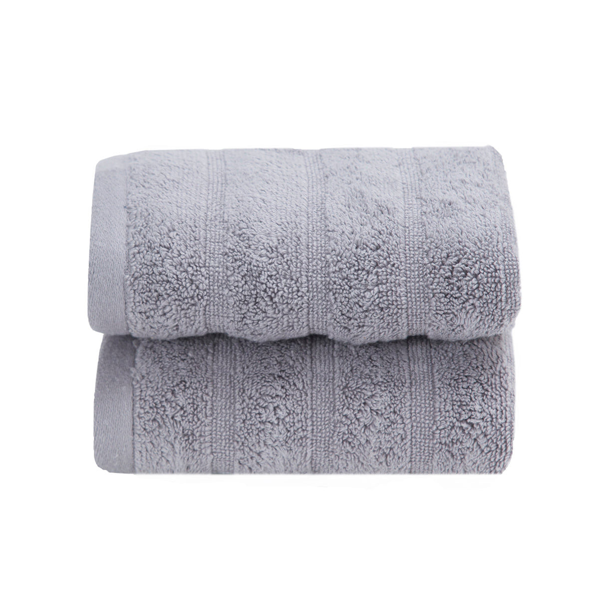 Casper Antimicrobial Antifungal Super Absorbent & Lofty Frost Grey Towel Set