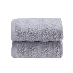 Casper Antimicrobial Antifungal Super Absorbent & Lofty Frost Grey Towel Set