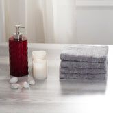Casper Antimicrobial Antifungal Super Absorbent & Lofty Frost Grey Towel Set