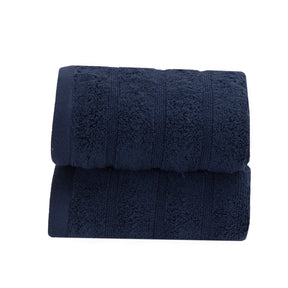 Casper Antimicrobial Antifungal Super Absorbent & Lofty Indigo Towel Set