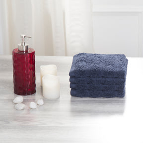 Casper Antimicrobial Antifungal Super Absorbent & Lofty Indigo Towel Set