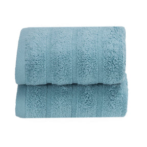 Casper Antimicrobial Antifungal Super Absorbent & Lofty Nile Blue Towel Set