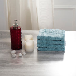 Casper Antimicrobial Antifungal Super Absorbent & Lofty Nile Blue Towel Set