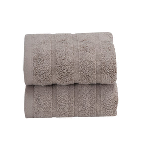 Casper Antimicrobial Antifungal Super Absorbent & Lofty Simply Taupe Towel Set