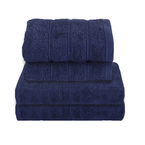 Hermosa Solid Irene Towel Set Blue
